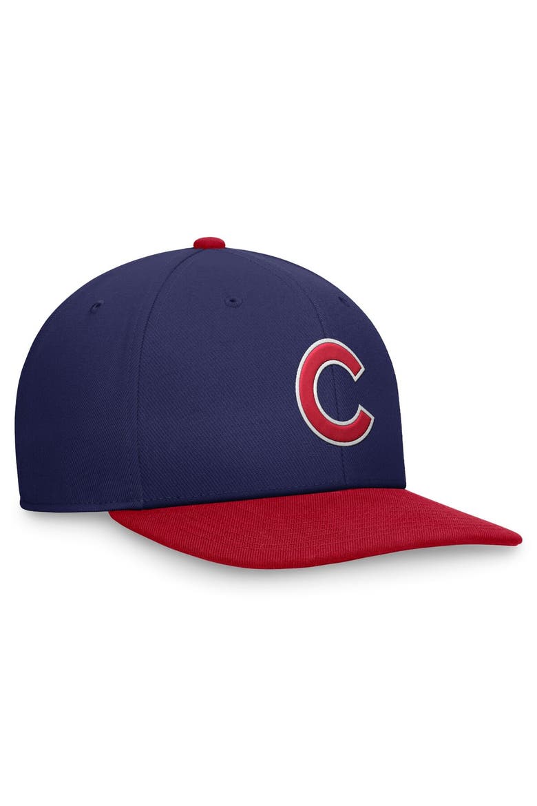 Men's Nike Royal/Red Chicago Cubs Evergreen Two-Tone Snapback Hat, Alternate, color, Royal