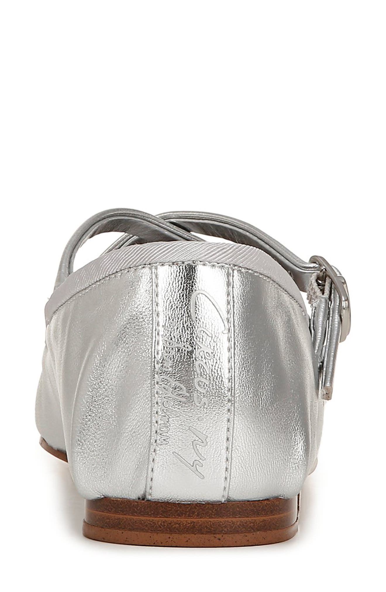 Zuri Ballet Flat, Alternate, color, SOFT SILVER
