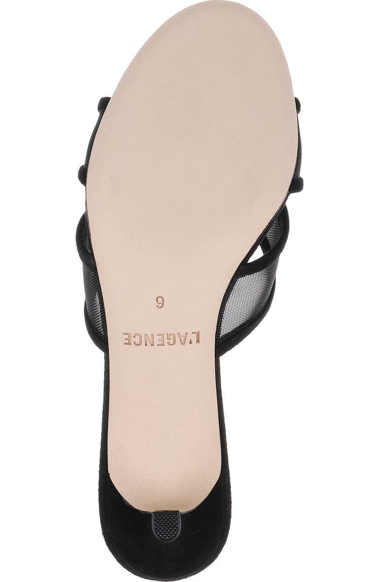 L'AGENCE Padua Slide Sandal, Alternate, color, Black Mesh