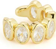 SPHERA MILANO Oval Cubic Zirconia Ear Cuff
