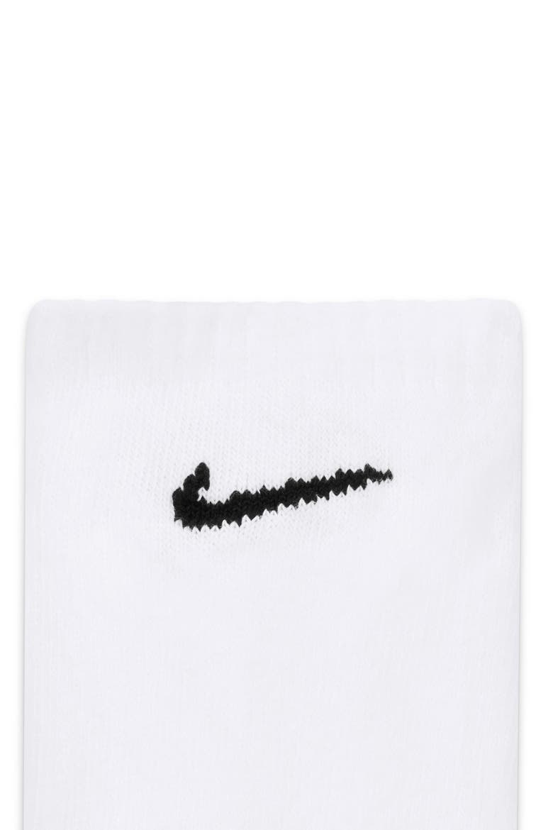 Everyday 6-Pack Lightweight Low Cut Socks, Alternate, color, WHITE/BLACK