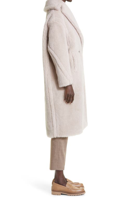 Max Mara Tedgirl Oversize Double Breasted Alpaca Blend Coat In Neutral