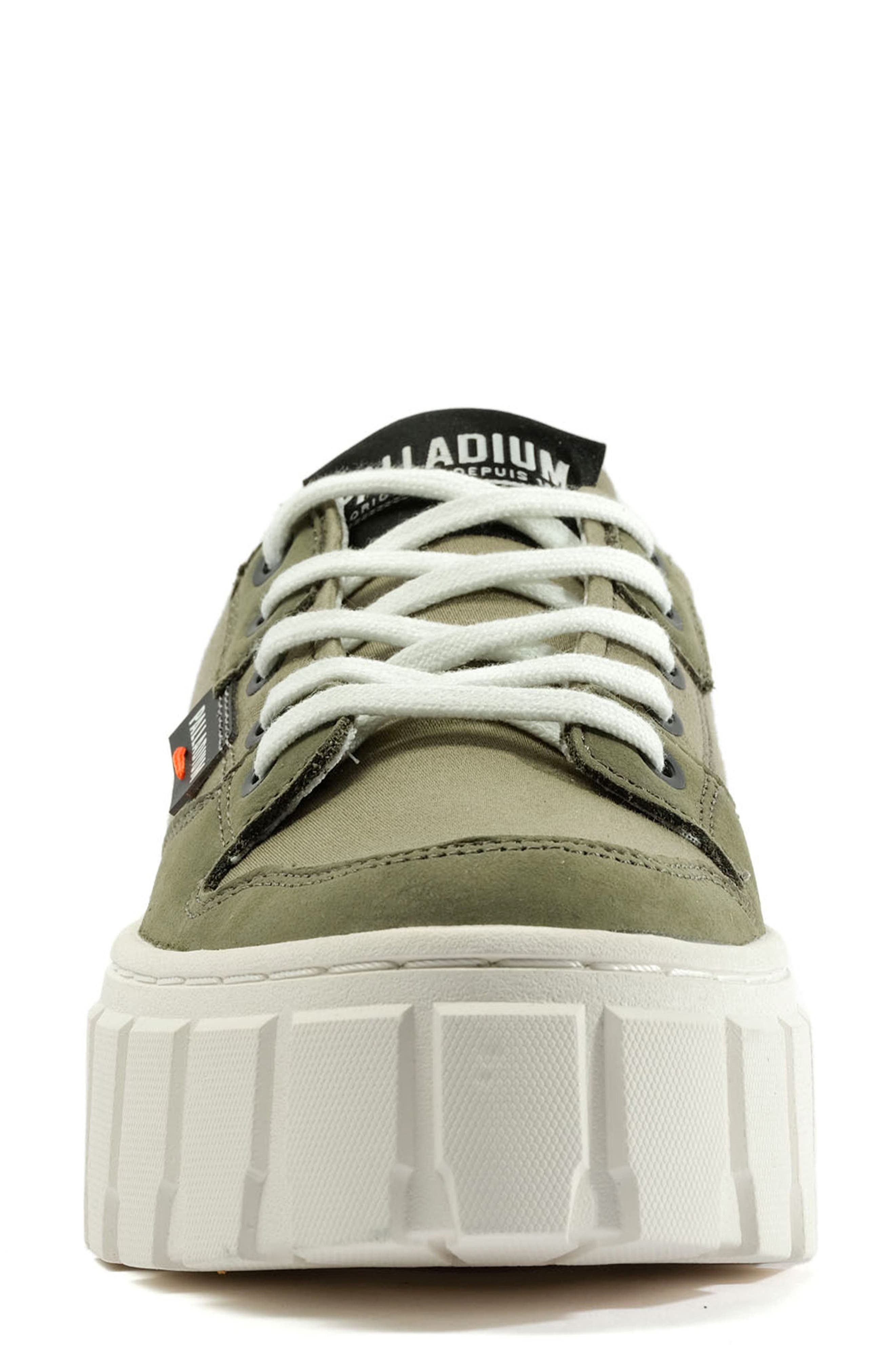 Palladium Pallatower Lo Platform Sneaker, Alternate, color, Vetiver