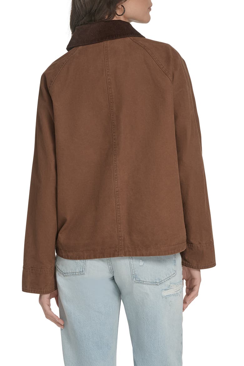 Shorty Barn Coat, Alternate, color, BISQUE