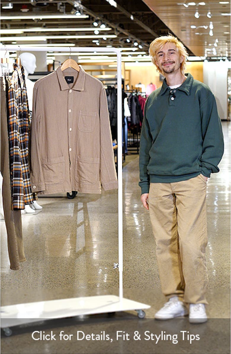 Ambrose Cotton & Linen Shirt Jacket, sales video thumbnail