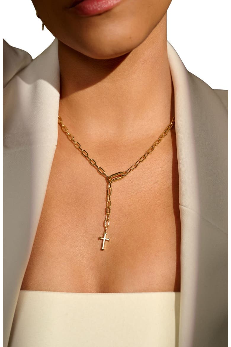 Chain Breaker Convertible Wrap Necklace / Bracelet, Alternate, color, 18k Gold Plated