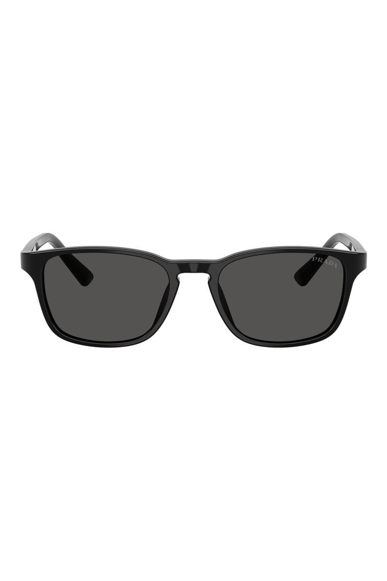 52mm Pillow Sunglasses, Main, color, BLACK