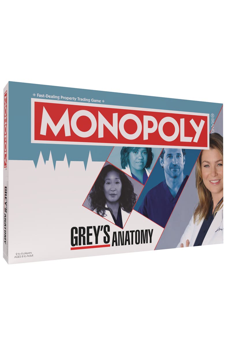 Monopoly Grey
s Anatomy Strategy Board Game, Ages 8+,, Main, color, Multicolored