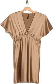 Renee C Deep V-Neck Cocktail Dress