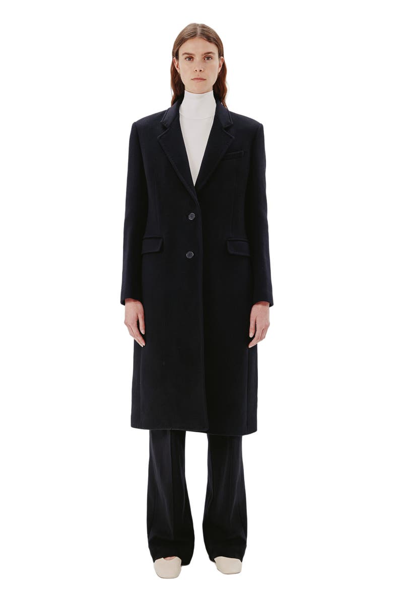 Another Tomorrow TAILORED COAT, Main, color, Black