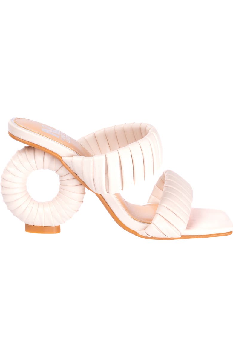 NINETY UNION Ash Heeled Sandal, Alternate, color, Ivory