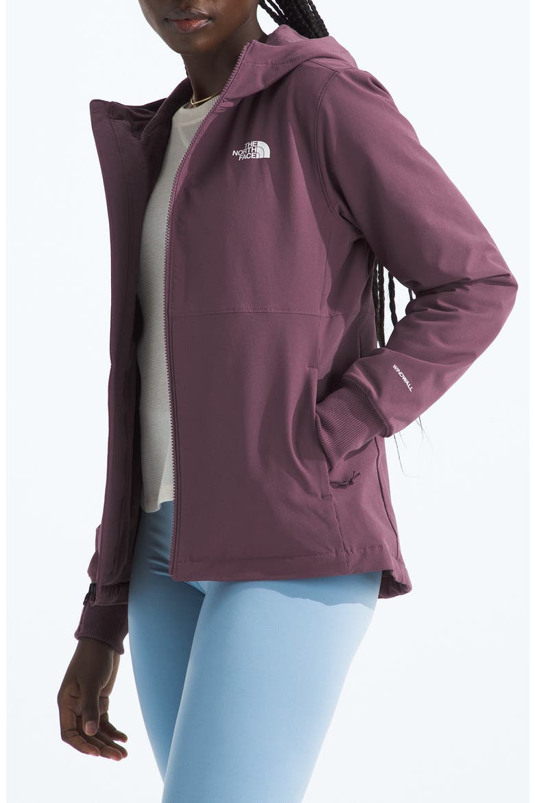 Shelbe Raschel Water Resistant Hooded Jacket, Alternate, color, MIDNIGHT MAUVE