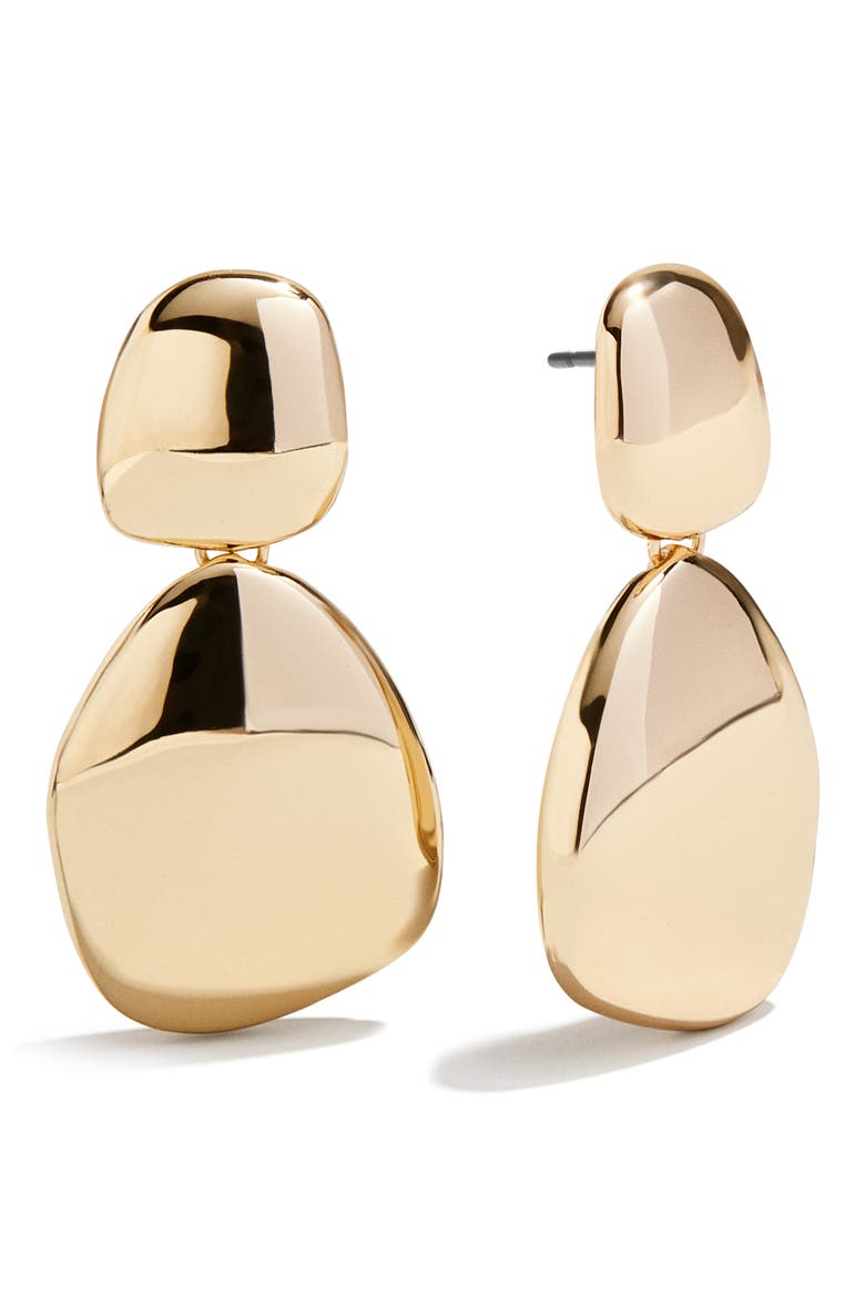 Sasha Drop Earrings, Main, color, GOLD