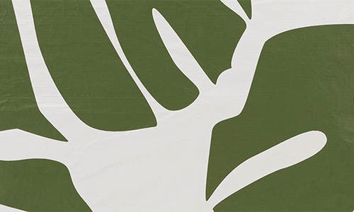 Aloha Collection Monstera Max Pouch In Green