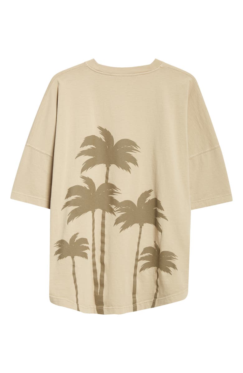 Palm Angels Oversize Palms Graphic T-Shirt, Alternate, color, 