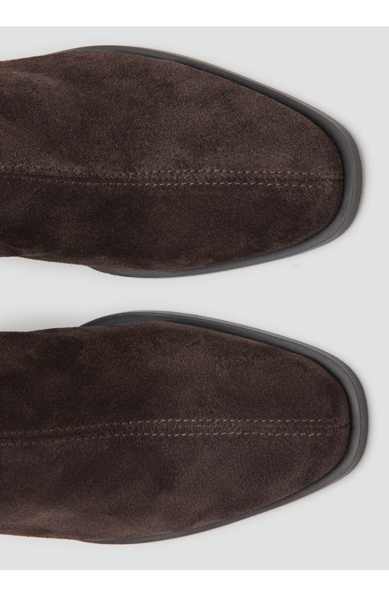 MANGO Round Toe Bootie, Alternate, color, Chocolate