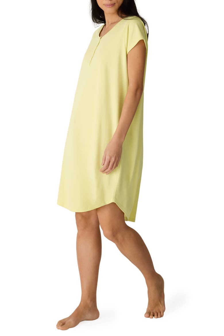 Henley Organic Cotton Dress, Alternate, color, CITRUS