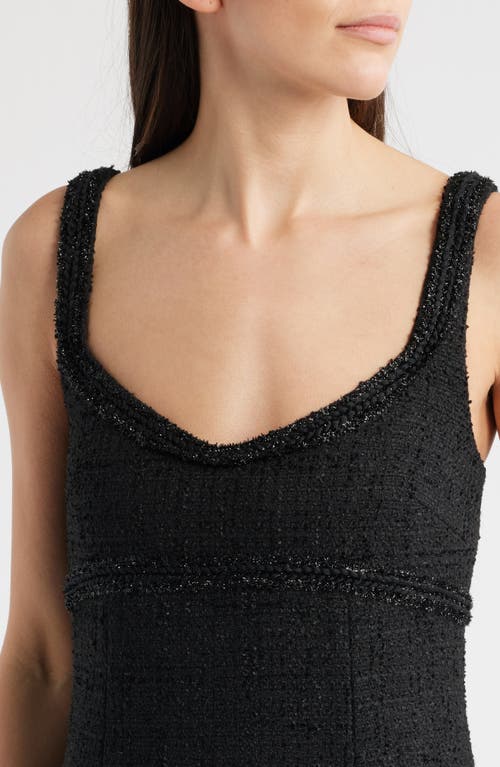 Likely Shoshana Metallic Tweed Cocktail Dress In Black