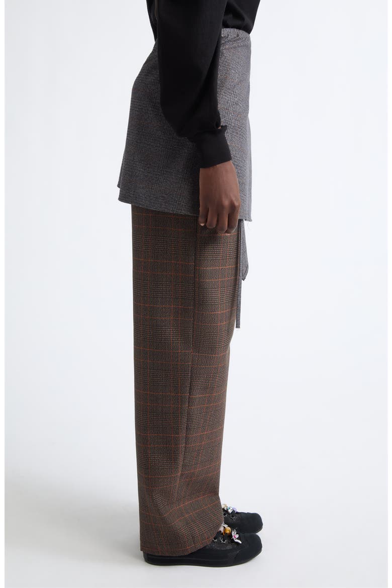 Waterlily Wrap Wide Leg Pants, Alternate, color, STONE AND AMBER
