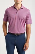 Peter Millar Candor Stripe Mesh Performance Polo