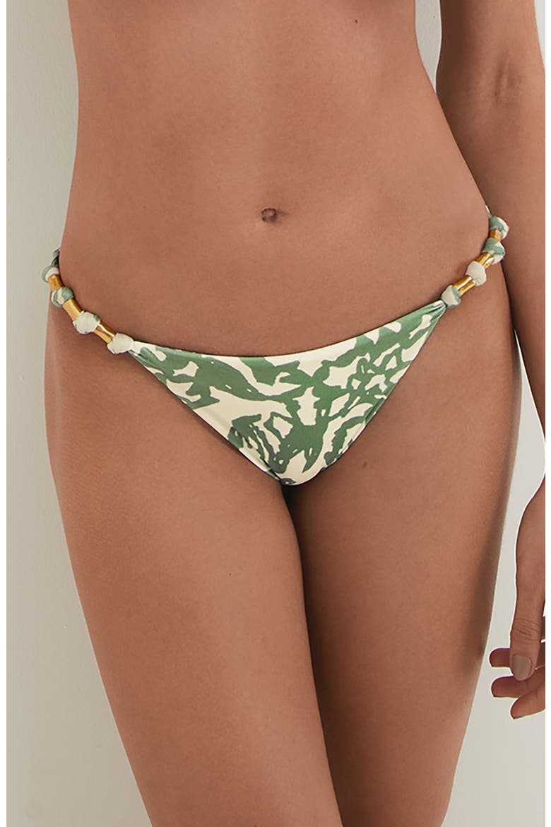 Oceana Paula Bikini Bottoms, Main, color, GREEN MULTI