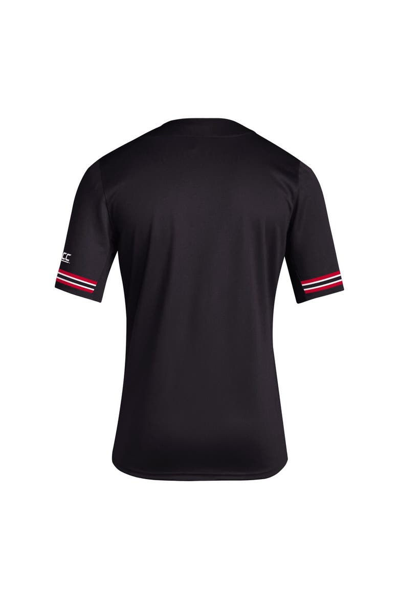 Men's adidas Black NC State Wolfpack Replica Baseball Jersey, Alternate, color, Black