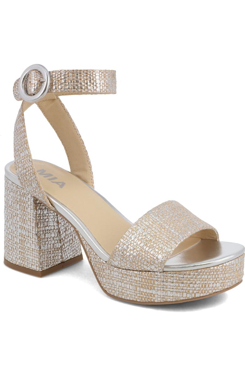 MIA Renee Sandal, Main, color, Silver