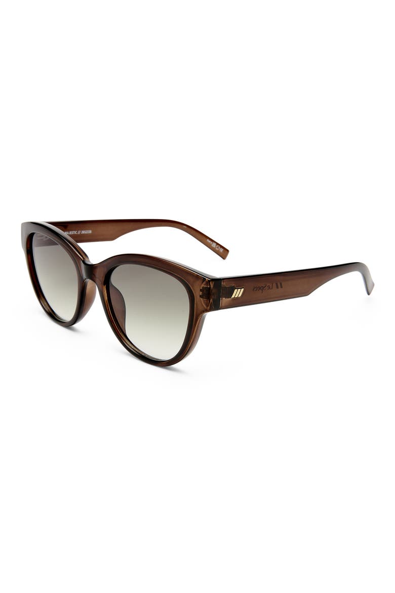 Majestic 53mm Gradient Round Sunglasses, Alternate, color, COCO / KHAKI GRADIENT