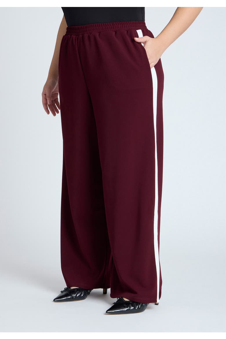 Track Pant With Side Stripe, Alternate, color, BLACK