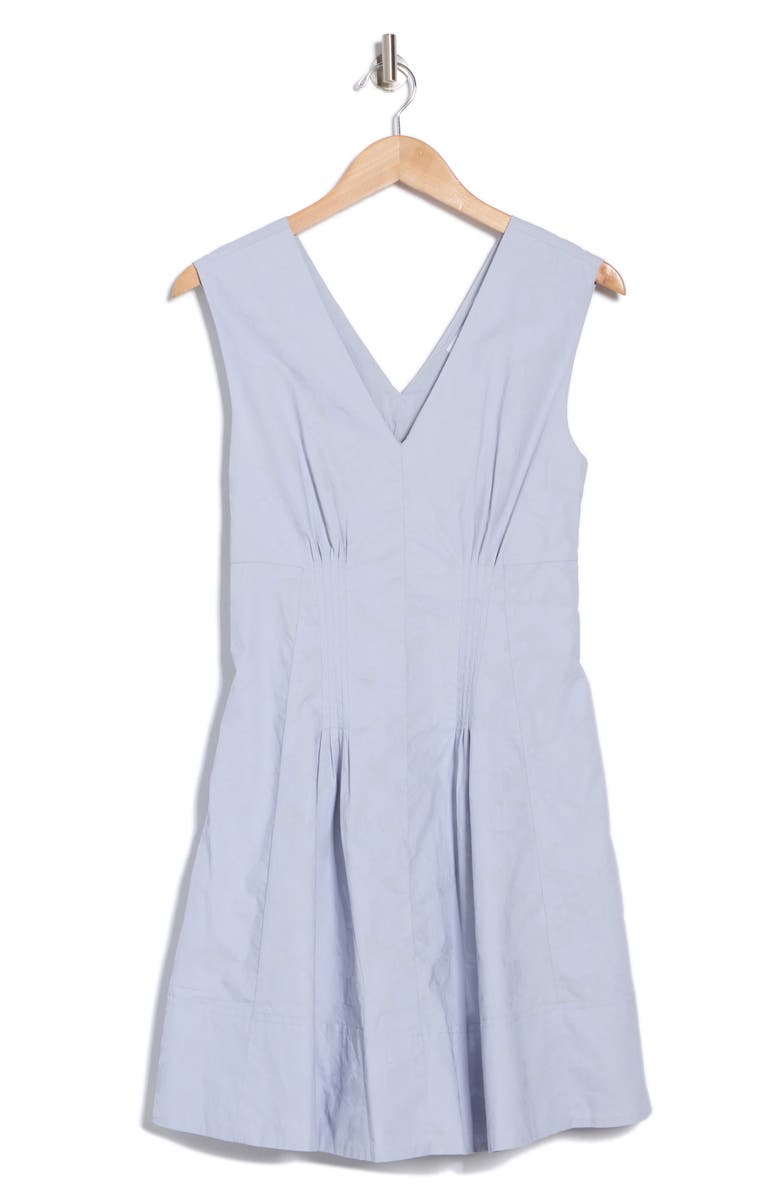 Derek Lam 10 Crosby Concha Sleeveless Cotton Fit & Flare Dress, Alternate, color,