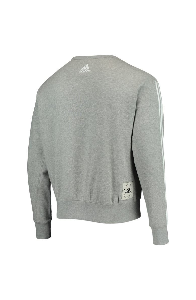 adidas Men's adidas Heathered Gray Quebec Nordiques Team Classics Vintage Pullover Sweatshirt, Alternate, color,