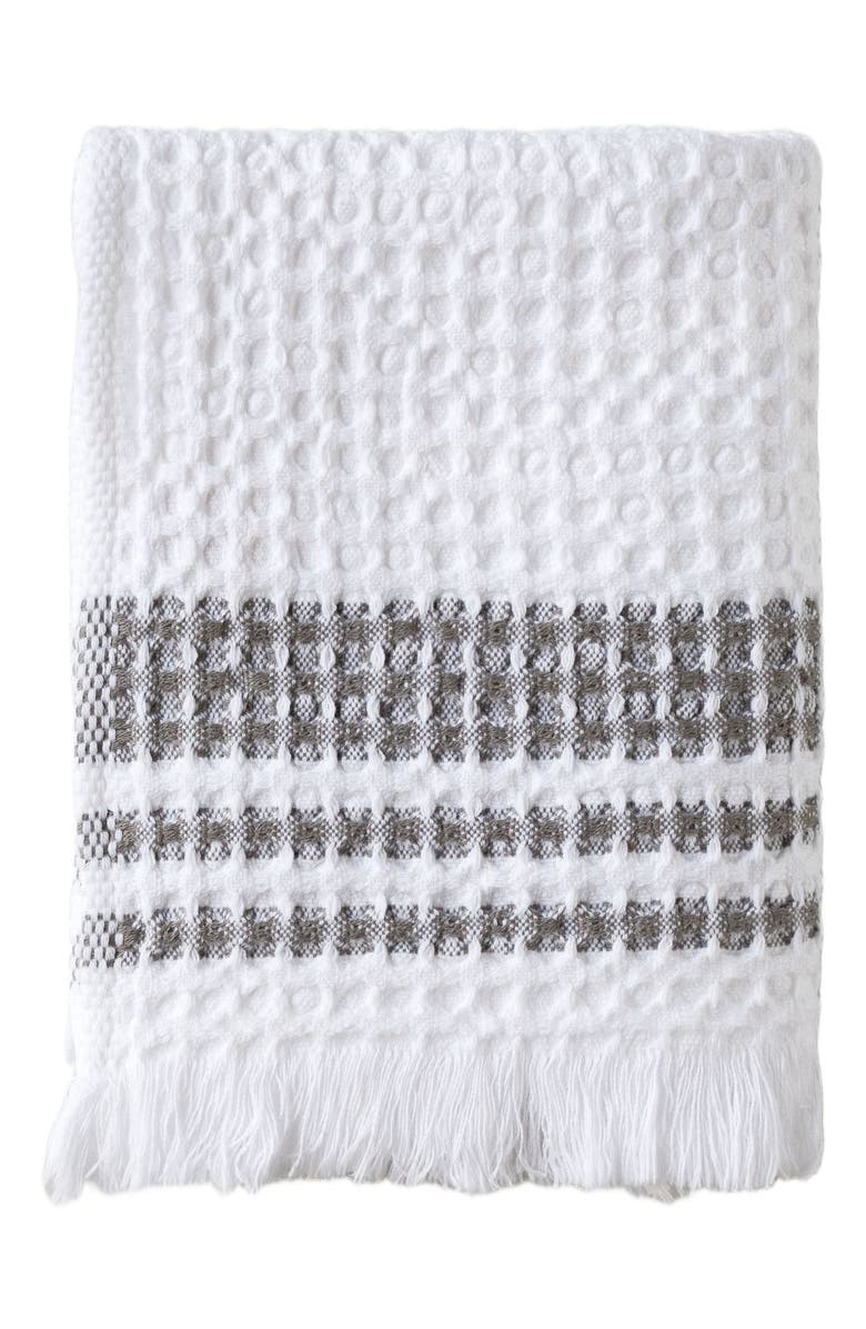 Mungo Organic Belgian Waffle Hand Towels Set of 2, Main, color, Ash