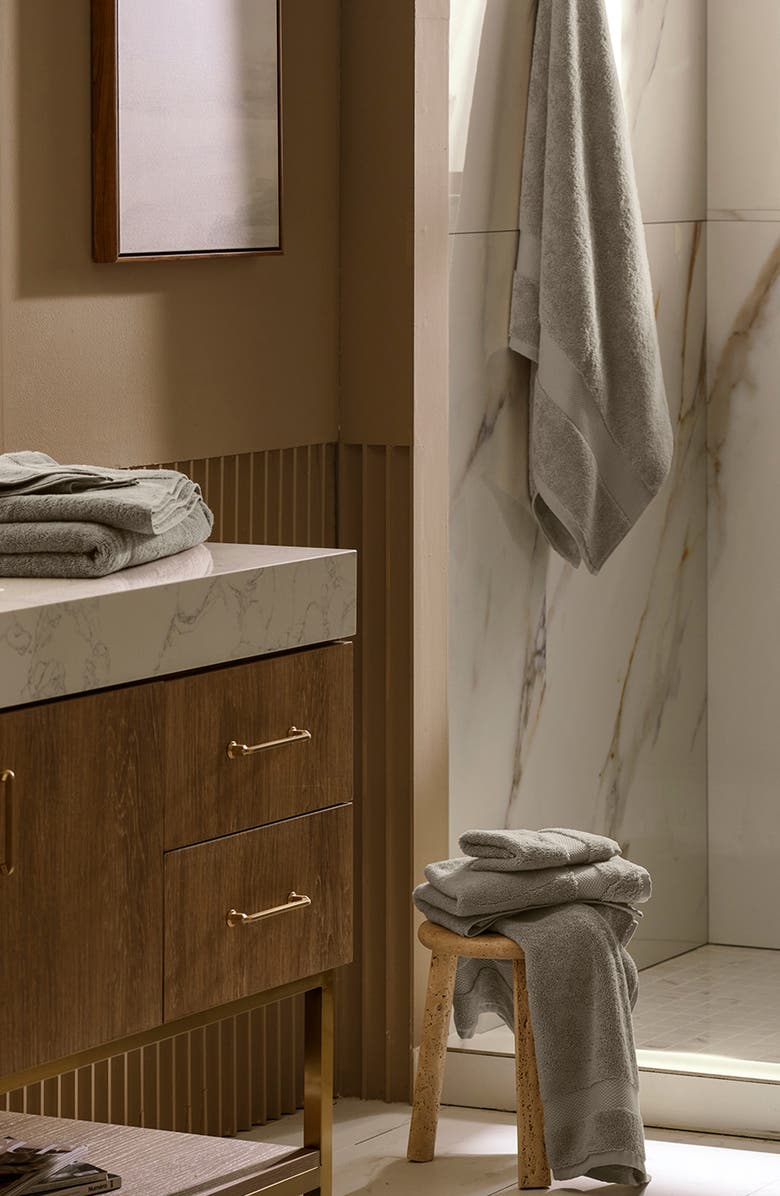 Boll & Branch Plush 6-Piece Organic Cotton Bath Sheet Set, Alternate, color, Oak