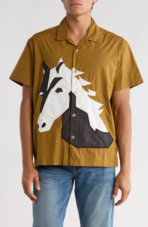 Beau Horse Short Sleeve Shirt