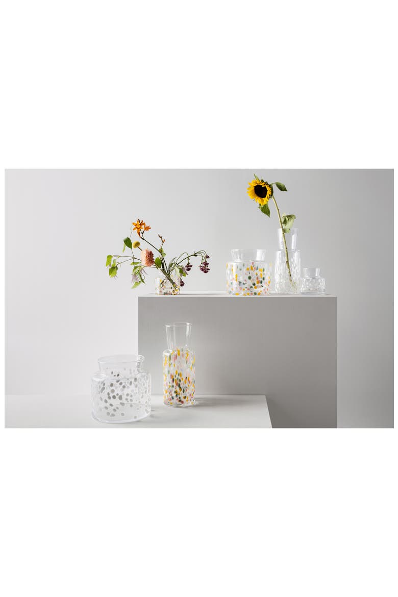 Meadow Winter Tall Vase, Alternate, color, CLEAR