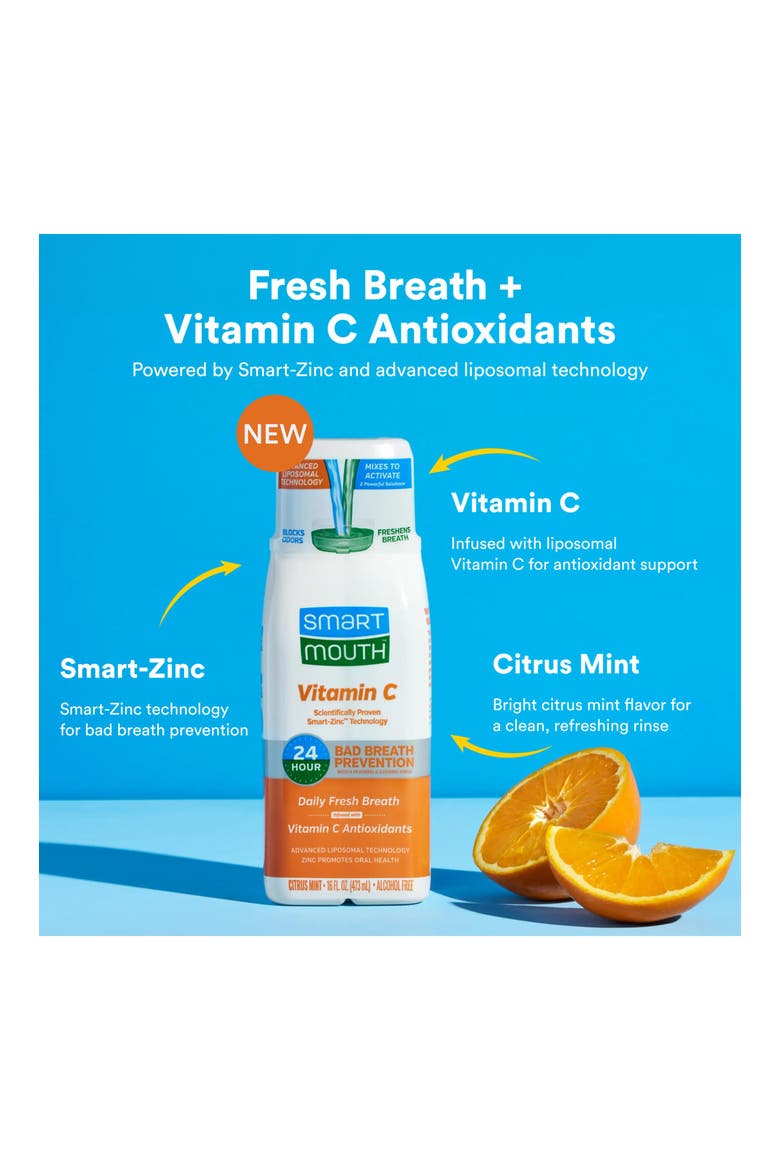 Advanced Liposomal Vitamin C Antioxidant Mouthwash 16 fl oz Each, 3-Pack, Alternate, color, Citrus Mint