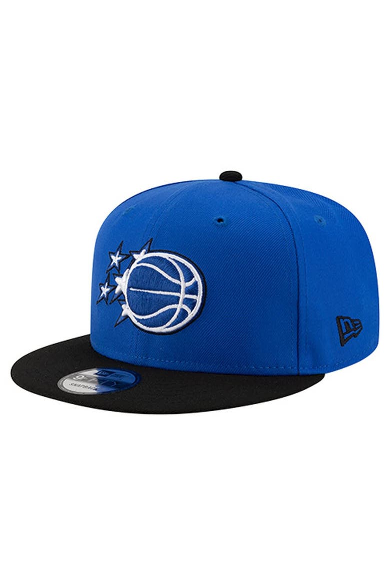 Men's New Era Blue/Black Orlando Magic Two-Tone 9FIFTY Snapback Hat, Main, color, Blue