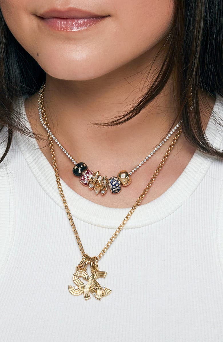 Adina Reyter Wishbone Charm, Alternate, color, 14K Yellow Gold