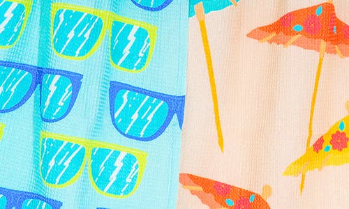 Tiramisu Endless Summer Kitchen Towel Set In Multi