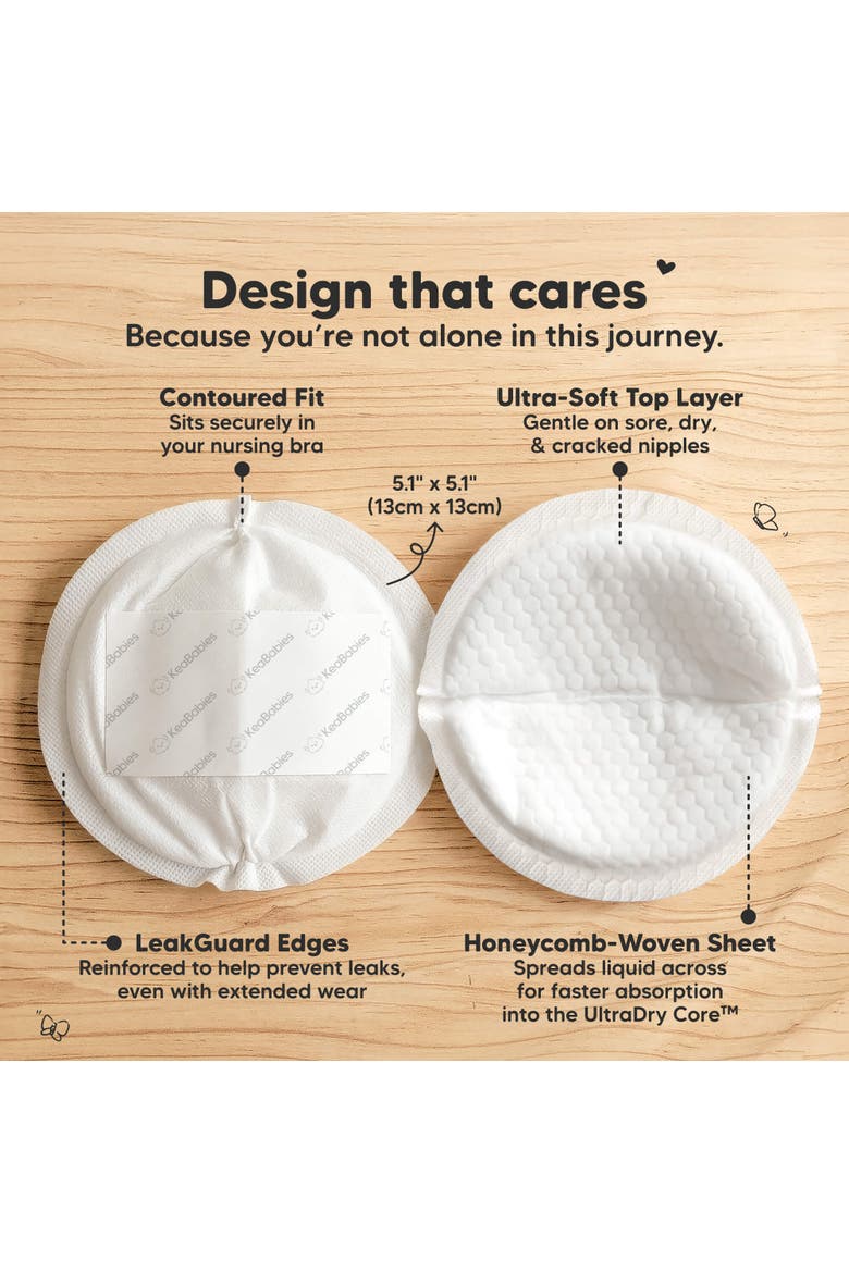 Comfy Dry Disposable Nursing Pads, Alternate, color, White