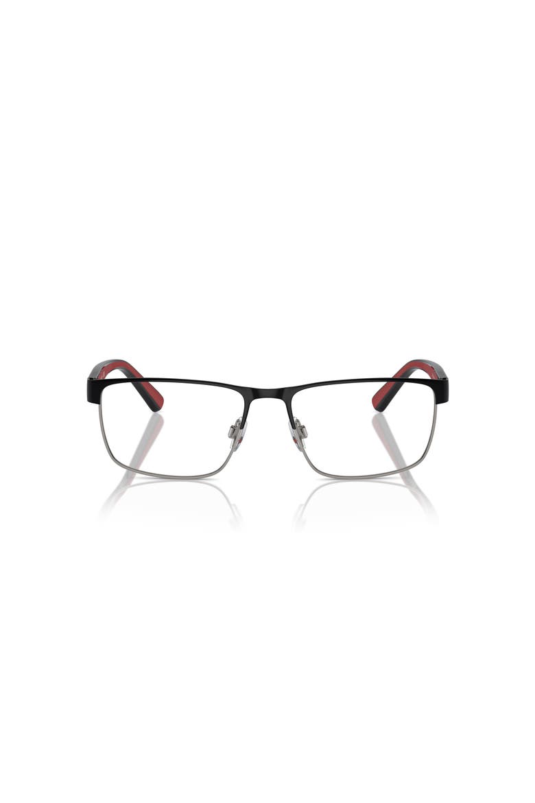 54mm Rectangle optical glasses, Alternate, color, Black