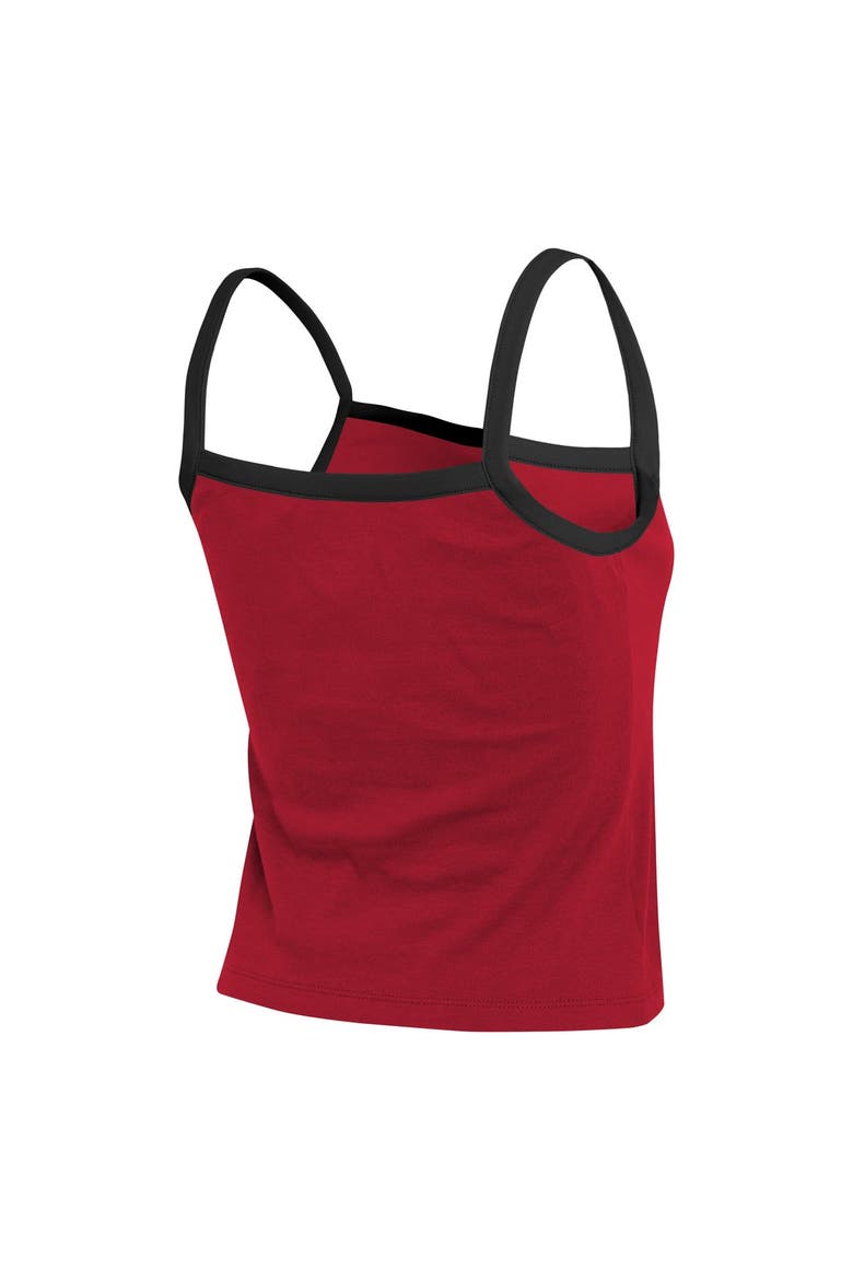 Women's WEAR by Erin Andrews  Scarlet San Francisco 49ers Colorblock Tank Top, Alternate, color, Scarlet