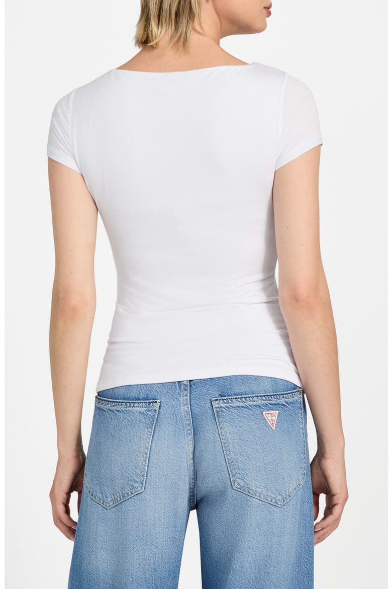 Joey Cutout Top, Alternate, color, PURE WHITE