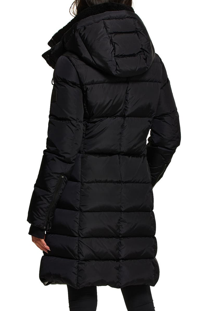 SAM. Savannah Water Resistant Quilted Down Puffer Coat with Removable Hood, Alternate, color, 