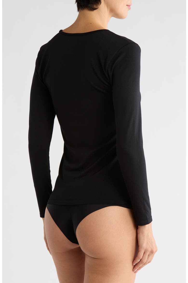Everyday Long Sleeve T-Shirt, Alternate, color, BLACK