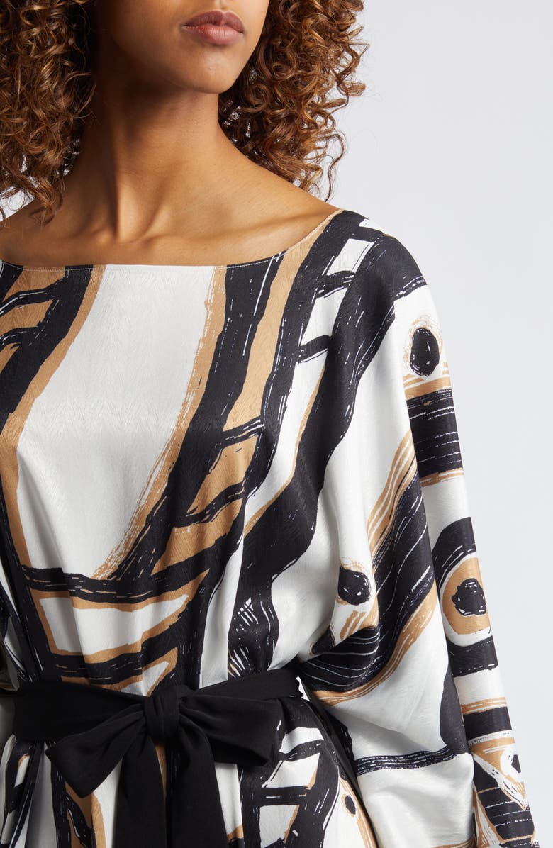 DIARRABLU Sini Print Wrap Dress, Alternate, color,