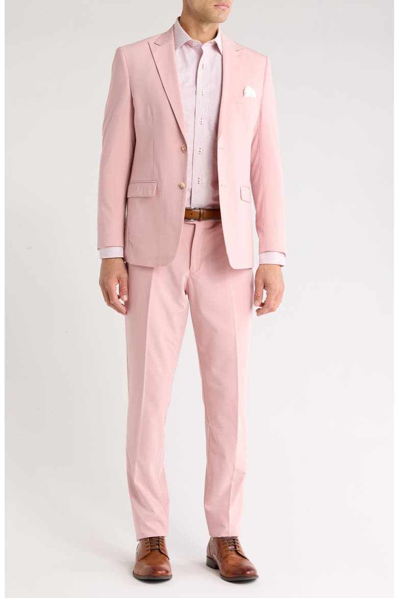 Slim Fit Stretch 2-Piece Suit, Main, color, PINK