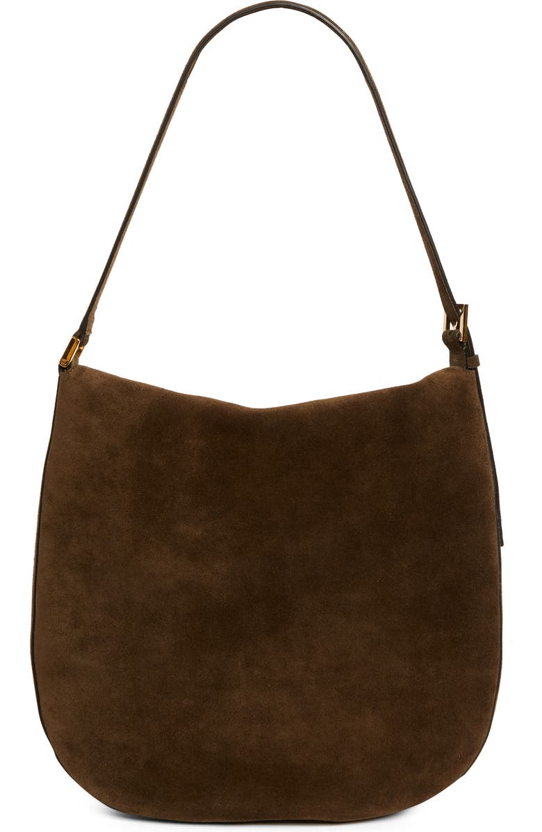 SAVETTE Tondo Suede Hobo Bag, Alternate, color,