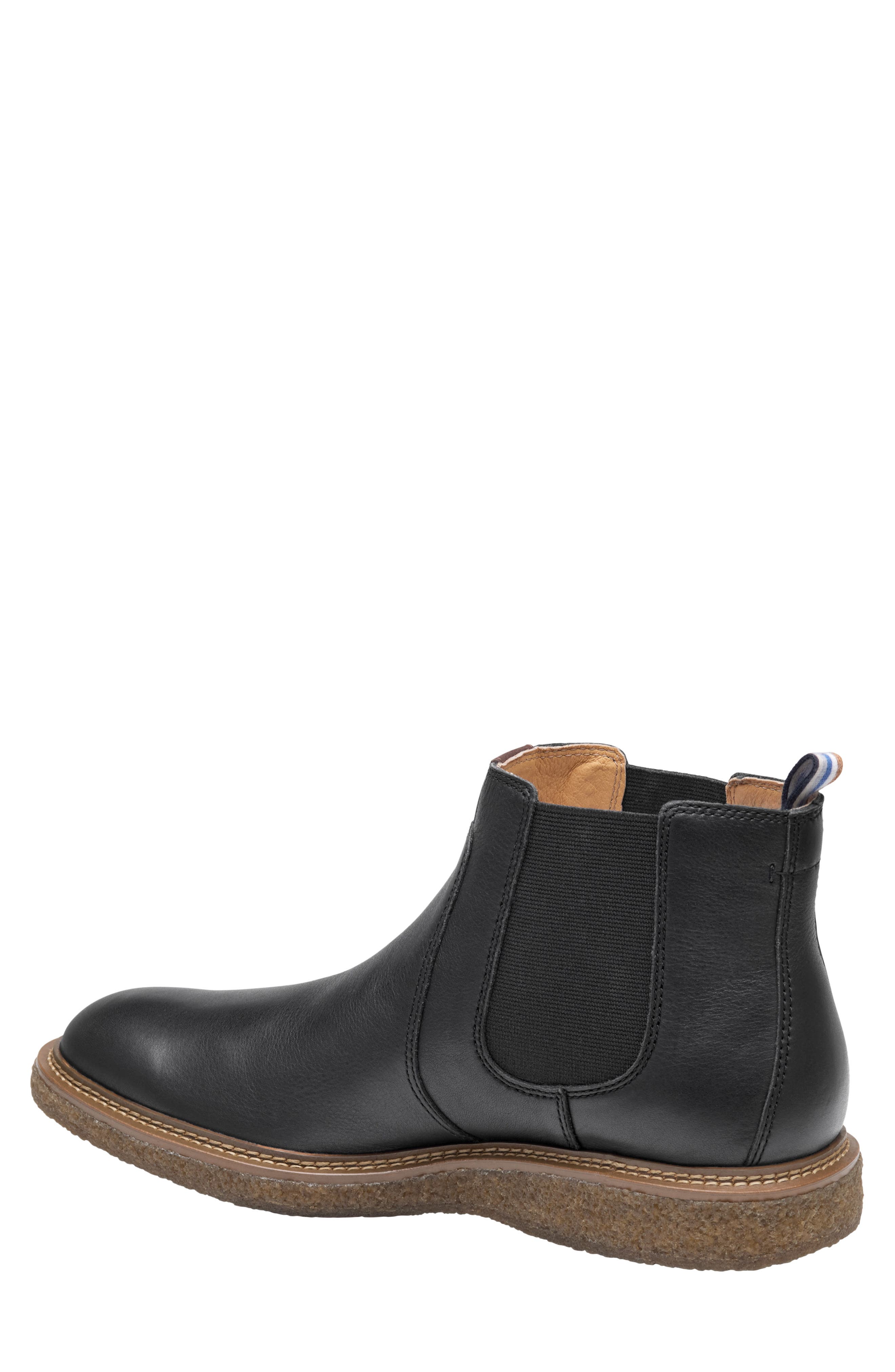 Clint Chelsea Boot, Alternate, color, BLACK FULL GRAIN