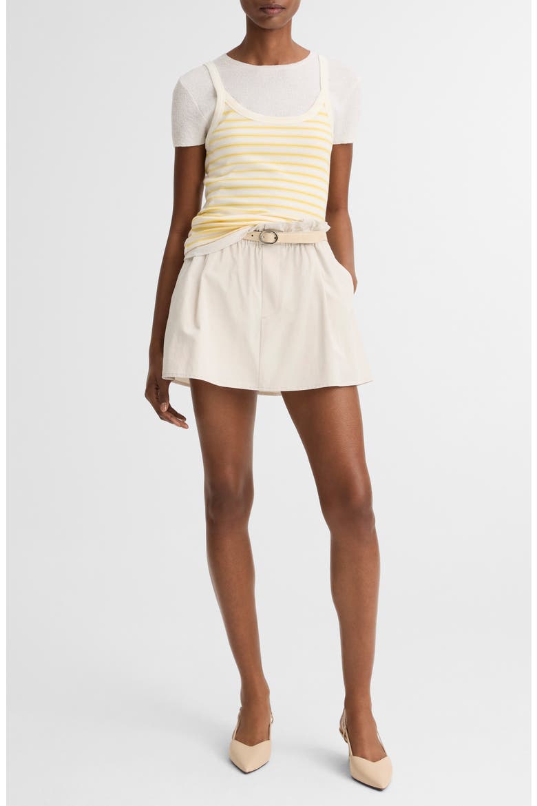Stripe Pima Cotton Blend Camisole, Alternate, color, LIMONE COMBO